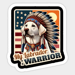 Indian Labrador Retriever Sticker